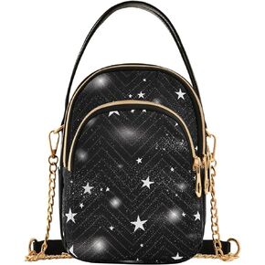 Stars and Moon Small Crossbody Bags for Women Detachable Strap Purses Travel Handbags 20850782