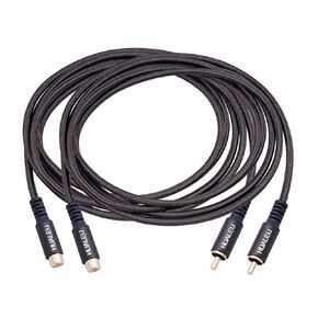 10FT RCA ذكر إلى أنثى كابل تمديد الصوت والفيديو، مطلية بالذهب سبائك الألومنيوم قذيفة الثقيلة RCA ذكر إلى أنثى كابل، لمكبرات الصوت، خلاطات، وأجهزة التلفزيون-2Pack in Kuwait