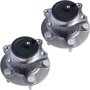 512332 x2 (5 Lug,Fits FWD Models and 4-Wheel ABS Only) Rear Wheel Hub and Bearing Assembly Compatible With 2011-2014 Chrysler 200 [08-14 Dodge Avenger 07-12 Caliber ] 07-16 Jeep Compass Patriot