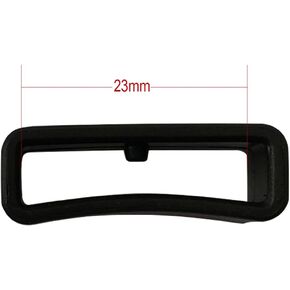 Fit to Garmin Forerunner 235 220 230 620 630 735 PVC Fitness Smart Watch Strap Retaining Hoop Loop Rubber Retainer Black Holder