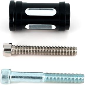 Americruise Motorcycle Edge Cut Shifter Peg Compatiable with Harley Dyna Touring Softail Sportster Street Models (Black)