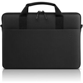 Dell 11-14 EcoLoop Pro Sleeve - CV5423 - Organizer, Front Zippered Pocket, Weather-resistant, Luggage Pass Through, Padded Carry Handles, Detachable Shoulder Strap, Nylex Lining Material - Black