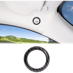 Car Roof Microphone Cover Trim Compatible with Ford Maverick 2022-2024 Inner Car Roof Speaker Decorate Protection Frame Cover Car Roof Dome Microphone Cover Speaker Audio Trim Interior Accessories