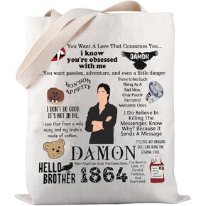 Vampire Tv Show Tote Bag Vampire Girl Merchandise Tote Bag TVD inspired Gift TV Show Fan Gift