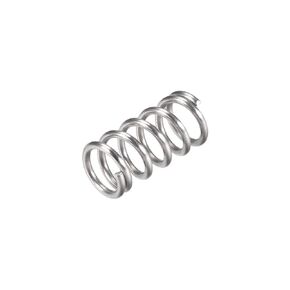 uxcell Compression Spring,304 Stainless Steel,12mm OD,1.6mm Wire Size,16.5mm Compressed Length,30mm Free Length,63.2N Load Capacity,Silver Tone,10pcs