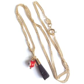 Protection Necklace for Woman Genuine Azabache Pendant Cadena Mal de Ojo