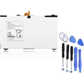 EB-BT810ABA EB-BT810ABE Tablet Battery Replacement for Samsung Galaxy Tab S2 9.7" SM-T810 T810X T813 T815 T815C T815X T815Y T817 T817A T817W T817T T817P T817X T817V T818 T818A T818V(3.85V 22.6Wh)