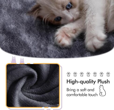 Yaheetech Cat Tree Cat Tower, 40-Inch Cat Condo with Oversized Soft Platform, Scratching Board, Basket and Hammock, Cat Furniture for Kittens Cats Pets, Dark Gray in Saudi Arabia