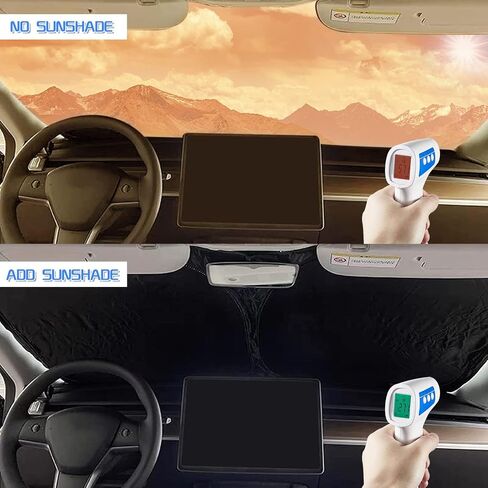 Front Windshield Sun Shade for Accord Sedan 2018 2019 2020 2021 2022 2023 Window Sunshade Sun Visor Cover Foldable Sunshade Protector 2023 Upgrade 004 in Saudi Arabia