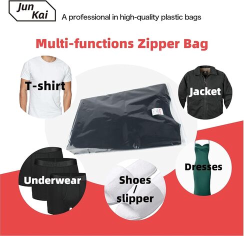 19.6"x15.7"（20 Count）Frosted Clear Plastic Bags Frosted Clear Plastic Bags,Resealable Polypropylene Poly Bags for Packaging,Self Seal & Reinforced -Storage Bags with Slider Closure(Transparent type) (19.6 x 15.7) in Saudi Arabia