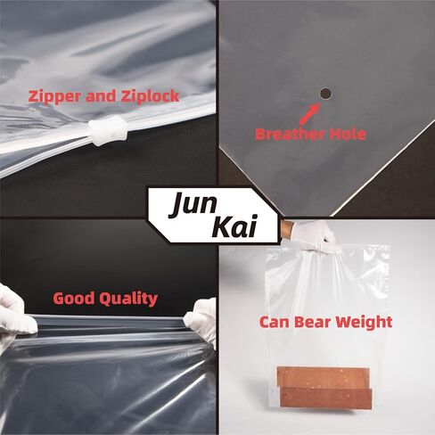 19.6"x15.7"（20 Count）Frosted Clear Plastic Bags Frosted Clear Plastic Bags,Resealable Polypropylene Poly Bags for Packaging,Self Seal & Reinforced -Storage Bags with Slider Closure(Transparent type) (19.6 x 15.7) in Saudi Arabia