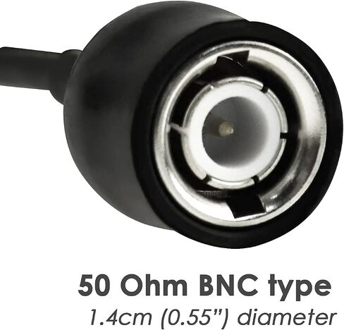 Replacement pH Electrode with Calibration Powder, 0-14 pH Highly Accurate Probe with BNC Connector & 200cm Cable for Continuous Liquid Measurement in Saudi Arabia