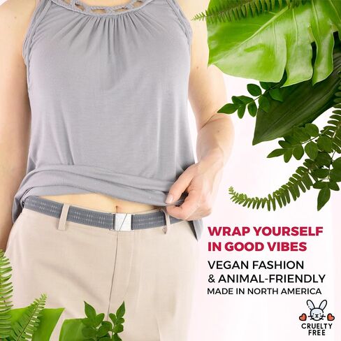 Truth Womens belts Adjustable Stretch Belt, No Show Flat Buckle KARMA ladies belts for womens, Perfect ladies belts in Saudi Arabia