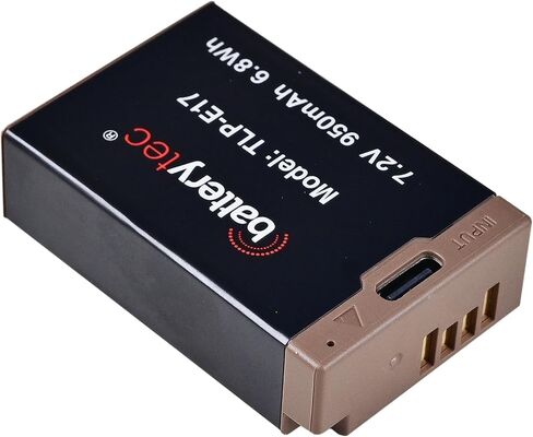 Camera Battery for Canon LP-E17 USB-C Fast Charging, Replacement Canon EOS R8 R10 R50 R100 RP 850D 750D Rebel SL2 SL3 T6i T7i M6 KISS X8i in Saudi Arabia