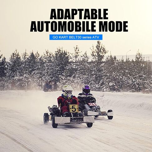 قطعة واحدة من حزام محرك Go Kart، استبدال حزام الدراجات النارية المرن، صلابة ممتازة، أحزمة محرك محول ATV قابلة للتمدد OEM #203589 متوافقة مع Manco Comet Murray 12-8487 (أسود) in Kuwait