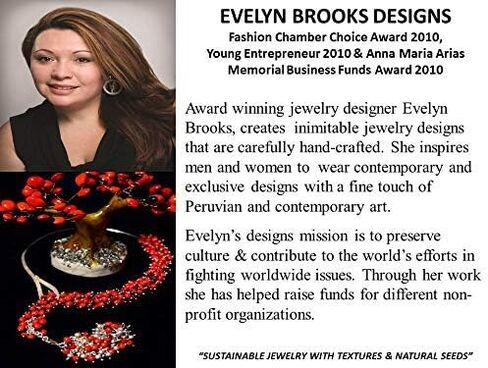 E B Evelyn Brooks Designs Classic Stretchy Adjustable Beaded Bracelet for Women 6.5" - 7.5" w/Meaningful Good Luck Huayruro Seeds Beads - Great Gifts for Mom, Daughter, Sister, Aunt, Girlfriend in Saudi Arabia