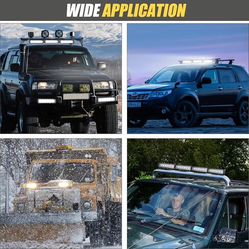 Treela 8 Pcs 6 Inch LED Light Bar 72W 3200lm 6000K Automotive Light Bars Single Row LED Light Waterproof LED off Road Lights Driving Fog Light for Car Truck Boat SUV ATV UTV Golf Cart in Saudi Arabia