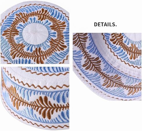 Kids Boys Muslim Prayer Kufi Hat Islamic Prayer Cap Embroidered Prayer Headwear Cap Praying Skull Cap Topi Ramadan Eid Hat in Saudi Arabia