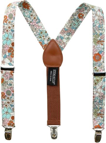 Spring Notion Boys' 4-Piece Floral Suspenders Outfit in Saudi Arabia