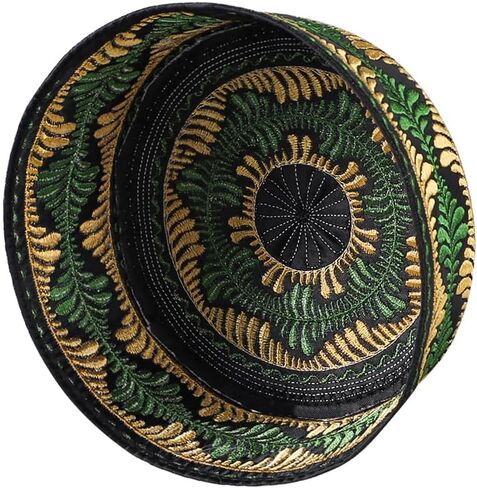 Kids Boys Muslim Prayer Kufi Hat Islamic Prayer Cap Embroidered Prayer Headwear Cap Praying Skull Cap Topi Ramadan Eid Hat in Saudi Arabia