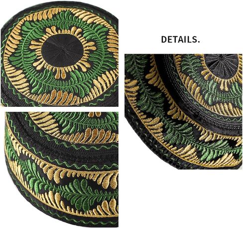 Kids Boys Muslim Prayer Kufi Hat Islamic Prayer Cap Embroidered Prayer Headwear Cap Praying Skull Cap Topi Ramadan Eid Hat in Saudi Arabia