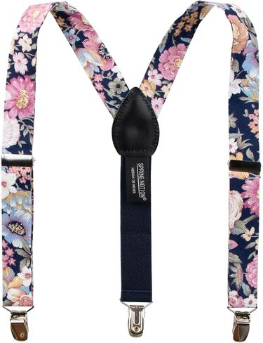 Spring Notion Boys' 4-Piece Floral Suspenders Outfit in Saudi Arabia