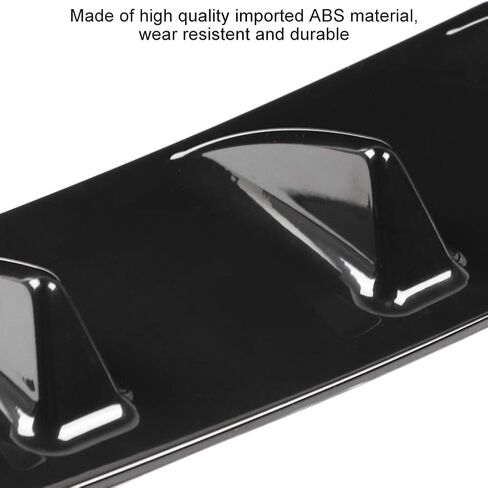 Shark Fin Diffuser,Universal Car Rear Bumper Chassis Shark Fin Spoiler Wing Lip Diffuser(S) in Saudi Arabia