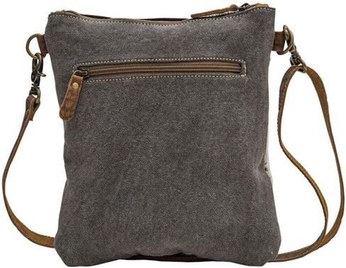 Myra Bag Roger Canvas and Cowhair Crossbody Bag S-6783 in Saudi Arabia