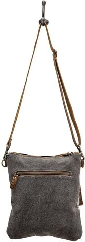 Myra Bag Roger Canvas and Cowhair Crossbody Bag S-6783 in Saudi Arabia