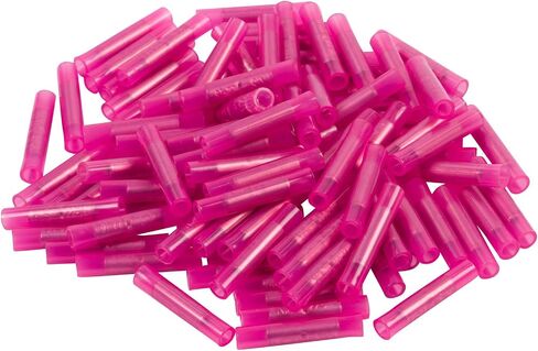 Morris Products Nylon-Insulated Butt Splice Connectors – Yellow Color-Coded for Identification – Corrosion-Resistant, Electrolytic Tubular Copper – 26-22 Wire Range – cULus Listed– Pack of 100 in Saudi Arabia