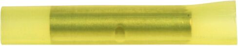 Morris Products Nylon-Insulated Butt Splice Connectors – Yellow Color-Coded for Identification – Corrosion-Resistant, Electrolytic Tubular Copper – 26-22 Wire Range – cULus Listed– Pack of 100 in Saudi Arabia