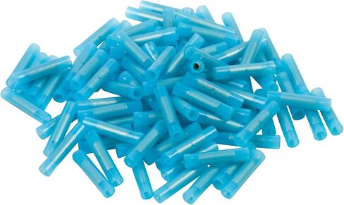 Morris Products Nylon-Insulated Butt Splice Connectors – Yellow Color-Coded for Identification – Corrosion-Resistant, Electrolytic Tubular Copper – 26-22 Wire Range – cULus Listed– Pack of 100 in Saudi Arabia