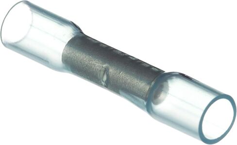 Seachoice Marine Grade Heat Shrink Butt Connector, Fits 16-14 Wire Range, Blue, Pack of 100 in Kuwait