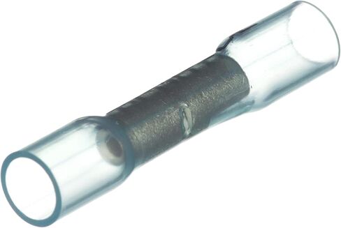 Seachoice Marine Grade Heat Shrink Butt Connector, Fits 16-14 Wire Range, Blue, Pack of 100 in Kuwait