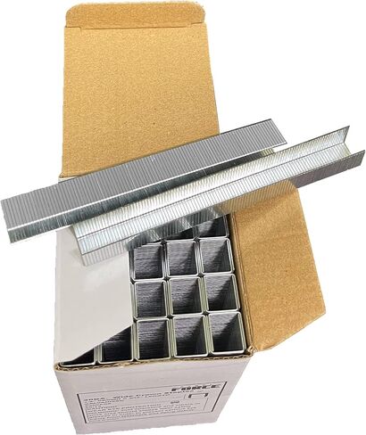 50/12 (5016C) 20 Gauge Staples 1/2 Inch Crown 1/2 Inch Length 5,000-Pack for Upholstery, Decoration, DIY, Furniture, Doors and Windows in Kuwait