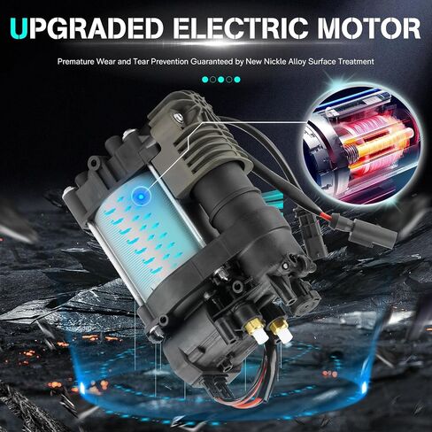 Air Suspension Compressor Pump Compatible with 2014-2019 Volvo XC90, 2017-2019 Volvo V90 Cross Country S90 XC60, 2018-2019 Volvo V90 2L Replaces for L431360720 32315091 15155000872 in Saudi Arabia