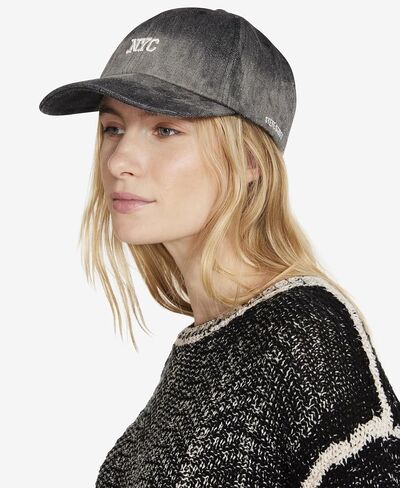 STEVE MADDEN Women's Overdye City Cap, Black in Saudi Arabia