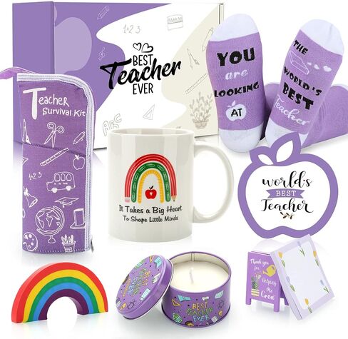 Teacher Appreciation Gifts, Teacher Gifts Basket for Men Women, Unique Teacher Birthday Christmas Gifts, Graduation Back to School End of Year Teacher Gifts from Student, Retirement Thank You Gifts in Saudi Arabia