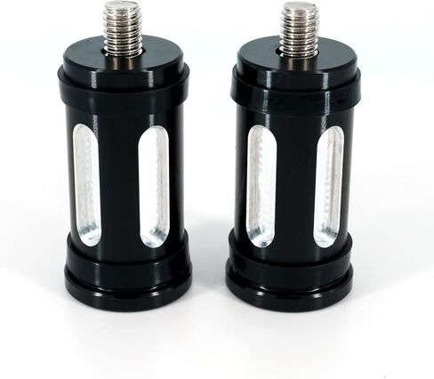 Americruise Motorcycle Edge Cut Shifter Peg Compatiable with Harley Dyna Touring Softail Sportster Street Models (Black) in Kuwait