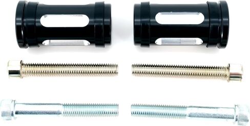 Americruise Motorcycle Edge Cut Shifter Peg Compatiable with Harley Dyna Touring Softail Sportster Street Models (Black) in Kuwait