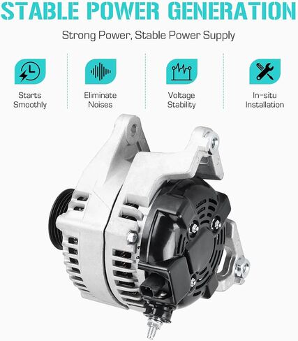Alternator 5.7 5.7L Fit for Ram 1500 2500 3500 Pickup Truck 2011 2012 2013, ‎421000-0722, 421000-0730, 56028697AL in Saudi Arabia