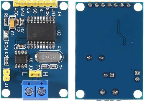 2pcs MCP2515 CAN Bus Module TJA1050 Receiver SPI Module DC 5V Power Supply Converter in Saudi Arabia