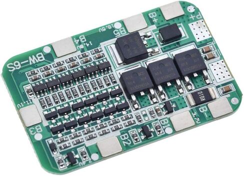 2PCS 6S 15A 24V Lithium Battery Protection Board 18650 Charger Module BMS PCB Protection Board for Li-ion Lithium Battery Cell with Nickel Strip in Kuwait