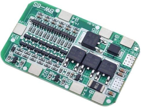 2PCS 6S 15A 24V Lithium Battery Protection Board 18650 Charger Module BMS PCB Protection Board for Li-ion Lithium Battery Cell with Nickel Strip in Kuwait