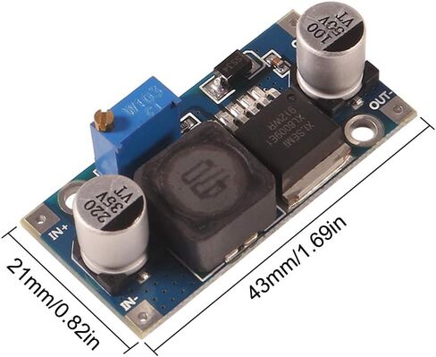 AITRIP 10 Pack Boost Converter Module XL6009 XL6009E1 DC إلى DC 3.0-30 فولت إلى 5-35 فولت جهد الإخراج قابل للتعديل لوحة دوائر كهربائية أكبر من LM2577 in Saudi Arabia