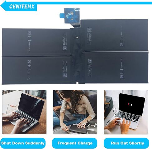 استبدال بطارية G3HTA038H DYNM02 لبطارية Microsoft Surface Pro 5 موديل 1796، وبطارية Surface Pro 6 موديل 1807 12.3 بوصة (45Wh/7.57V/5940mAh) مع أدوات in Kuwait