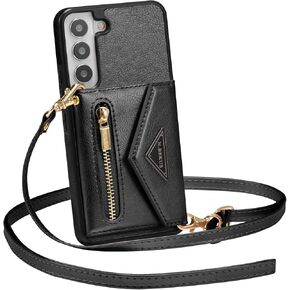 ZCDAYE Case for Samsung Galaxy S23, Samsung S23 Wallet Phone Case, Premium Leather Phone Case for Samsung S23 - Purple in Kuwait