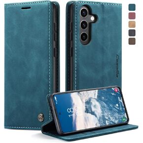 for Google Pixel 6 Case, Flip Wallet Leather Case with Card Holder Magnetic Closure Shockproof Kickstand Protective Phone Cases Cover for Google Pixel 6,Black