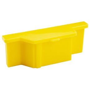 Caplugs 2403800Y30E1 Evergreen 240-3800-Y30 Slide-Sette Savers. Polypropylene, Bulk, Milliliters, Degree C, Polypropylene,, Yellow (Pack of 100)