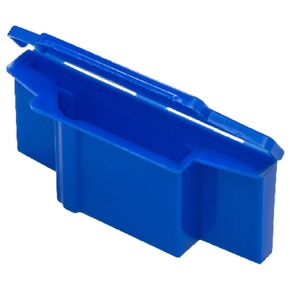 Caplugs 2403800B30E1 Evergreen 240-3800-B30 Slide-Sette Savers. Polypropylene, Bulk, Milliliters, Degree C, Polypropylene,, Blue (Pack of 100)